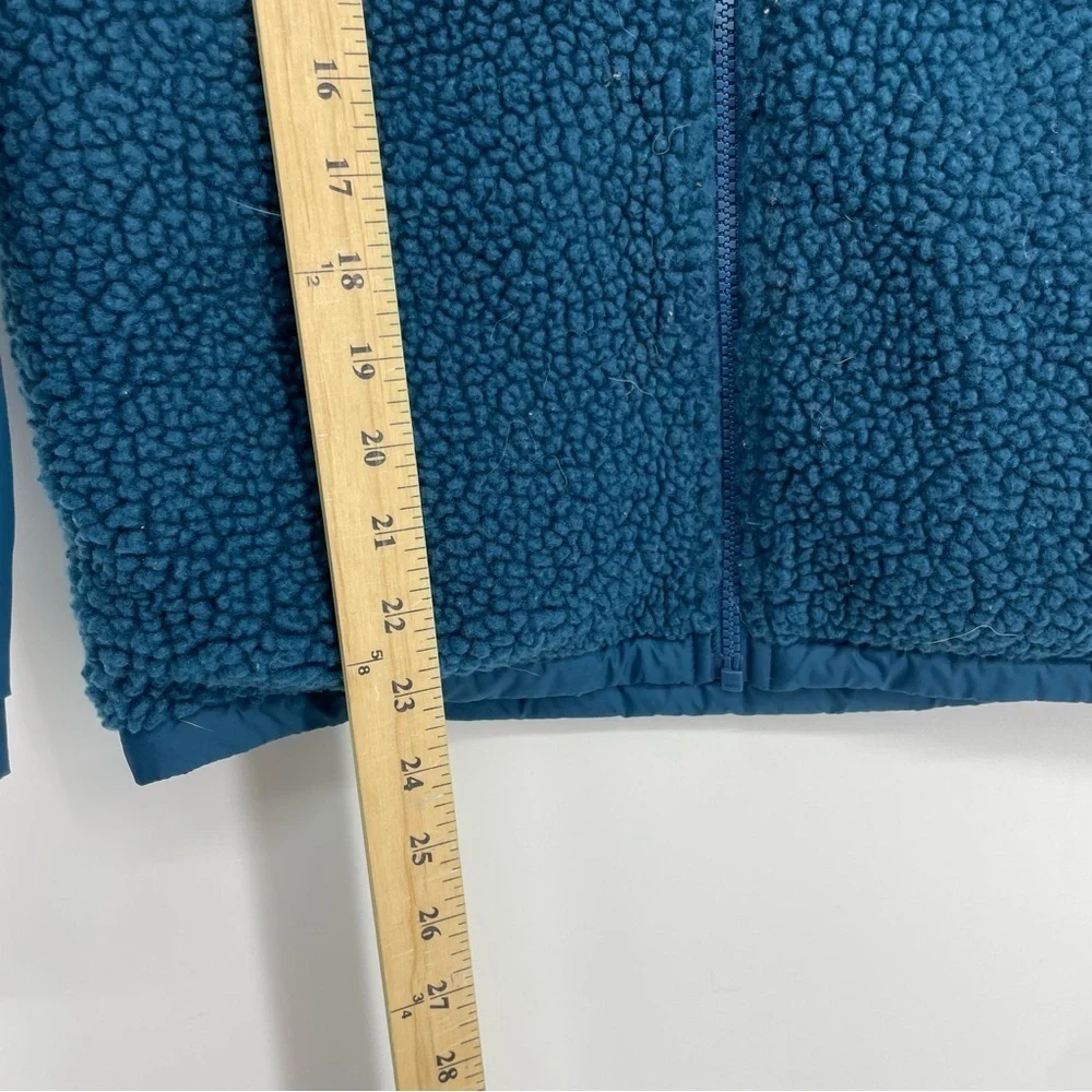 Patagonia‎ boys fleece jacket teal blue Sz XL 14